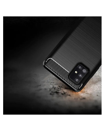 Husă Antișoc iPhone X Forcell Carbon Negru