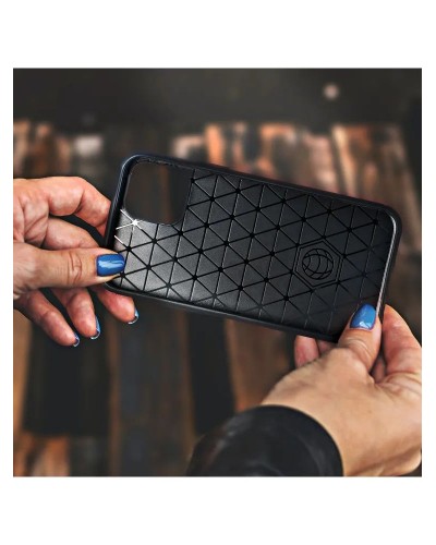 Husă Antișoc iPhone 11 Pro Max Forcell Carbon Negru