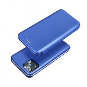 Husă Samsung Galaxy S24 Plus Elegance Book Piele Premium Tip Carte cu Slot Card - Albastru
