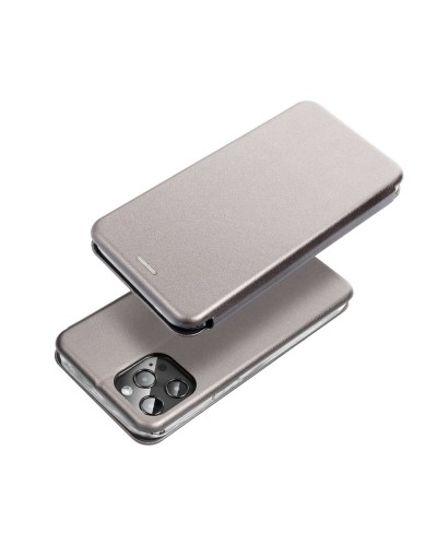 Husă Samsung Galaxy S23 FE Elegance Book Piele Premium Tip Carte cu Slot Card - Gri