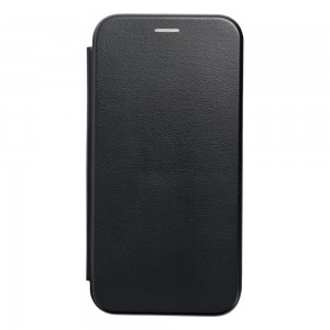 Husă iPhone 15 Pro Max Elegance Book Piele Premium Tip Carte cu Slot Card - Negru