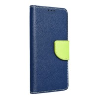 Husă Realme C55 Fancy Book Tip Carte cu Magnet și 2 Sloturi Card + Buzunar - Albastru