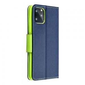 Husă Motorola Moto G55 Fancy Book Tip Carte cu Magnet și 2 Sloturi Card + Buzunar - Albastru