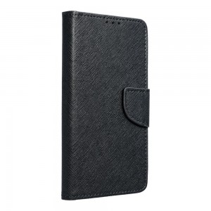 Husă iPhone 14 Pro Max Fancy Book Tip Carte cu Magnet și 2 Sloturi Card + Buzunar - Negru