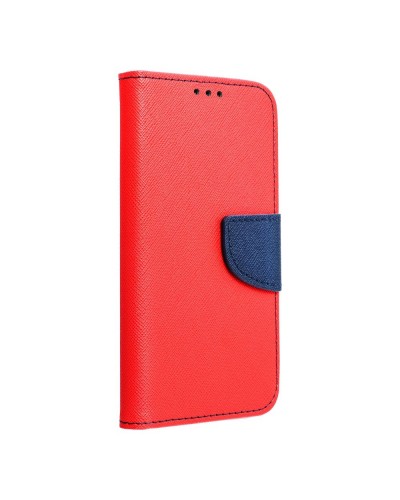 Husă Realme C55 Fancy Book Tip Carte cu Magnet și 2 Sloturi Card + Buzunar - Roșu