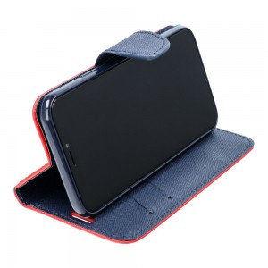 Husă Realme C55 Fancy Book Tip Carte cu Magnet și 2 Sloturi Card + Buzunar - Roșu