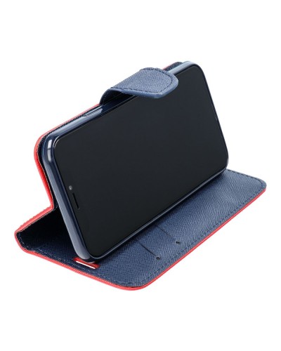 Husă Realme C55 Fancy Book Tip Carte cu Magnet și 2 Sloturi Card + Buzunar - Roșu