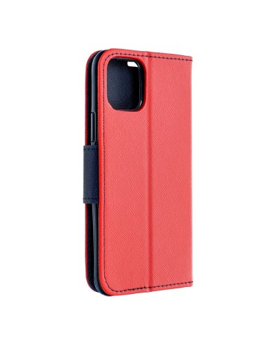 Husă Realme C55 Fancy Book Tip Carte cu Magnet și 2 Sloturi Card + Buzunar - Roșu