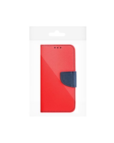 Husă Realme C55 Fancy Book Tip Carte cu Magnet și 2 Sloturi Card + Buzunar - Roșu