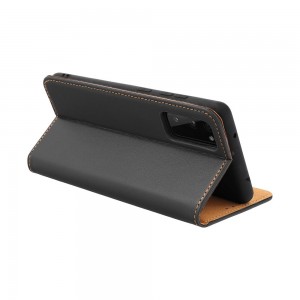 Husă Samsung Galaxy S23 Leather Smart Pro tip carte, Negru