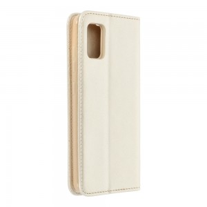 Husă Samsung Galaxy M31s Magnet Case tip carte, Gold
