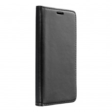 Husă iPhone 13 mini Magnet Case tip carte, piele ecologică, Negru