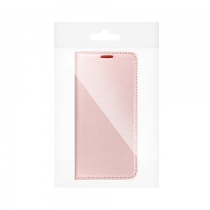 Husă Samsung Galaxy S20 Plus Magnet Case tip carte, Rose gold