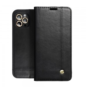 Husă Samsung Galaxy A02s Prestige Book tip carte, Negru