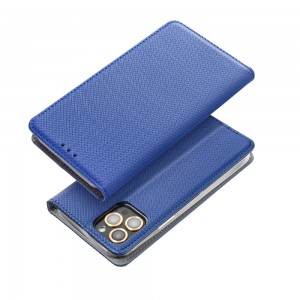 Husă Xiaomi Redmi Note 9T 5G Smart Book Case tip carte, Albastru