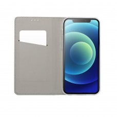 Husă Motorola G100 Smart Book Case tip carte, Albastru