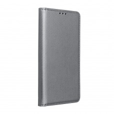 Husă Samsung Galaxy S5 Smart Book Case tip carte, Gri