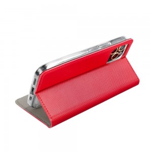 Husă Honor X8a Smart Book Case tip carte, Rosu