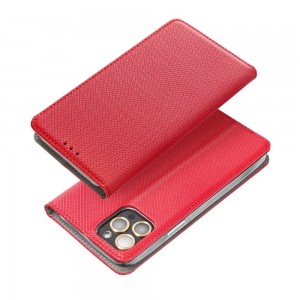 Husă Honor X8a Smart Book Case tip carte, Rosu