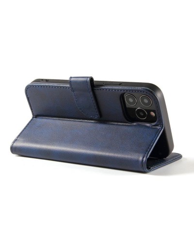Husa tip carte Samsung Galaxy S21 FE MANGUSTA Smart Magnet Book, piele ecologica - Albastru Husa tip carte Samsung Galaxy S21 FE MANGUSTA Smart Magnet Book, piele ecologica - Albastru