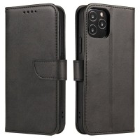 Husa tip carte Samsung Galaxy M53 5G MANGUSTA Smart Magnet Book, piele ecologica - Negru