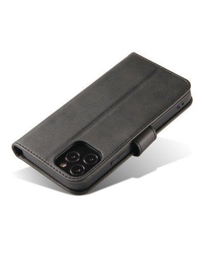 Husa tip carte Samsung Galaxy M53 5G MANGUSTA Smart Magnet Book, piele ecologica - Negru