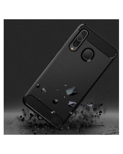 Husă Antișoc Samsung Galaxy A20s Forcell Carbon Negru Husă Antișoc Samsung Galaxy A20s Forcell Carbon Negru