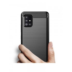 Husă Antișoc Samsung Galaxy A51 Forcell Carbon Negru