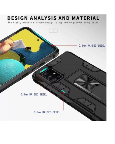 Husă Antișoc Samsung Galaxy A51 Forcell DEFENDER Negru