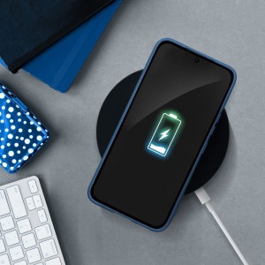 Husă Samsung Galaxy A03s Silicon Albastru