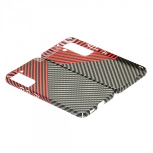Husă Samsung Galaxy S21 Plus LUXO Kevlar Red & Grey