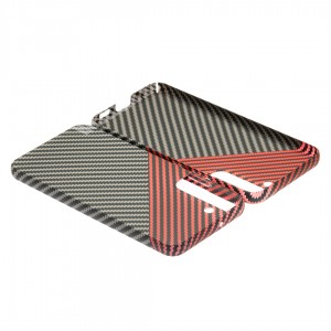Husă Samsung Galaxy S21 Plus LUXO Kevlar Red & Grey