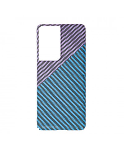 Husă Samsung Galaxy S21 Ultra LUXO Kevlar Purple & Blue