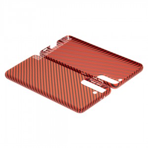 Husă Samsung Galaxy S21 LUXO Kevlar Awesome Red