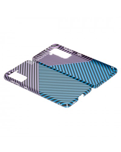 Husă Samsung Galaxy S21 LUXO Kevlar Purple & Blue