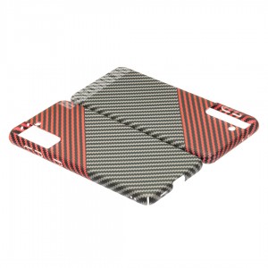 Husă Samsung Galaxy S21 LUXO Kevlar Red & Grey