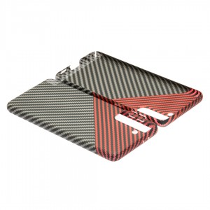 Husă Samsung Galaxy S21 LUXO Kevlar Red & Grey
