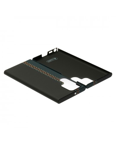 Husă Samsung Galaxy S22 Ultra LUXO Kevlar Black & Blue Husă Samsung Galaxy S22 Ultra LUXO Kevlar Black & Blue