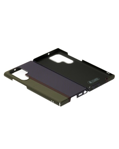 Husă Samsung Galaxy S22 Ultra LUXO Kevlar Green & Purple