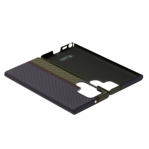 Husă Samsung Galaxy S22 Ultra LUXO Kevlar Green & Purple