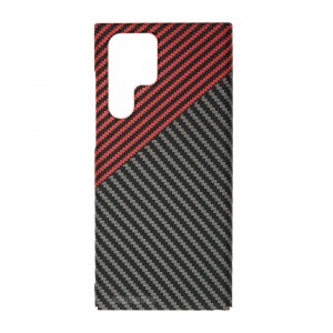 Husă Samsung Galaxy S22 Ultra LUXO Kevlar Red & Grey