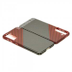 Husă Samsung Galaxy S22 LUXO Kevlar Red & Grey