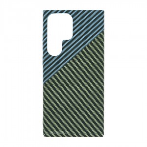 Husă Samsung Galaxy S23 Ultra LUXO Kevlar Blue & Green
