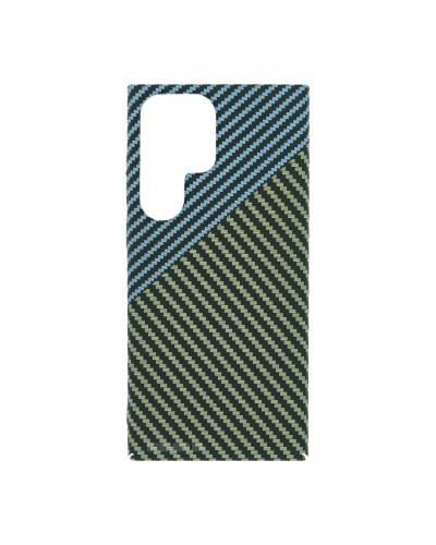 Husă Samsung Galaxy S23 Ultra LUXO Kevlar Blue & Green