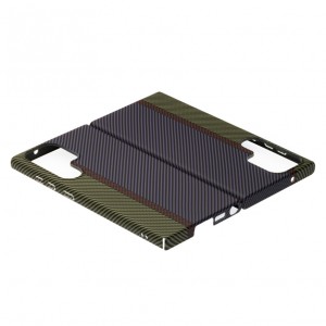 Husă Samsung Galaxy S23 Ultra LUXO Kevlar Green & Purple