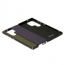 Husă Samsung Galaxy S23 Ultra LUXO Kevlar Green & Purple