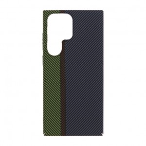 Husă Samsung Galaxy S23 Ultra LUXO Kevlar Green & Purple