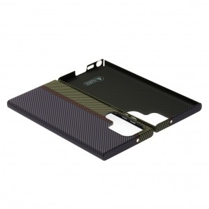 Husă Samsung Galaxy S23 Ultra LUXO Kevlar Green & Purple