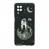 Husă Samsung Galaxy A12 LUXO TPU Astronaut on the Moon