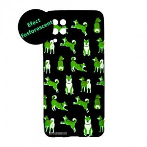 Husă Samsung Galaxy A12 LUXO TPU Shiba Pattern